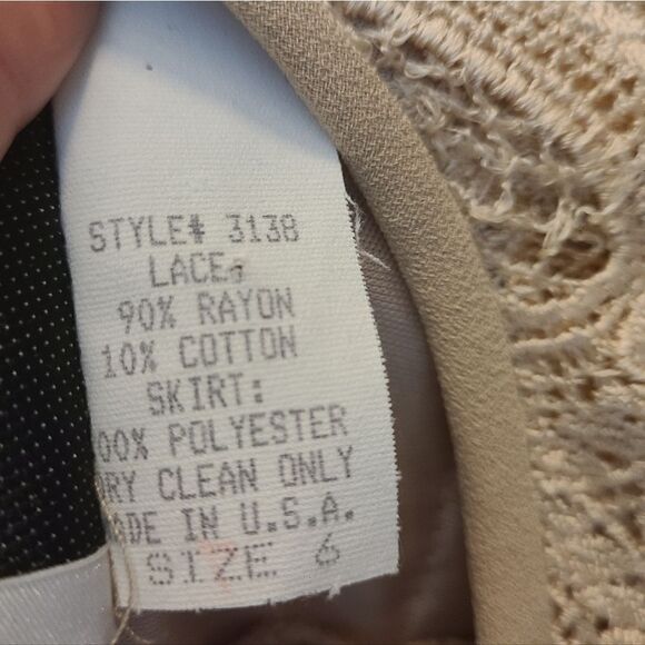 Cattina Lace Yoke Cocktail Dress - Picture 11 of 12